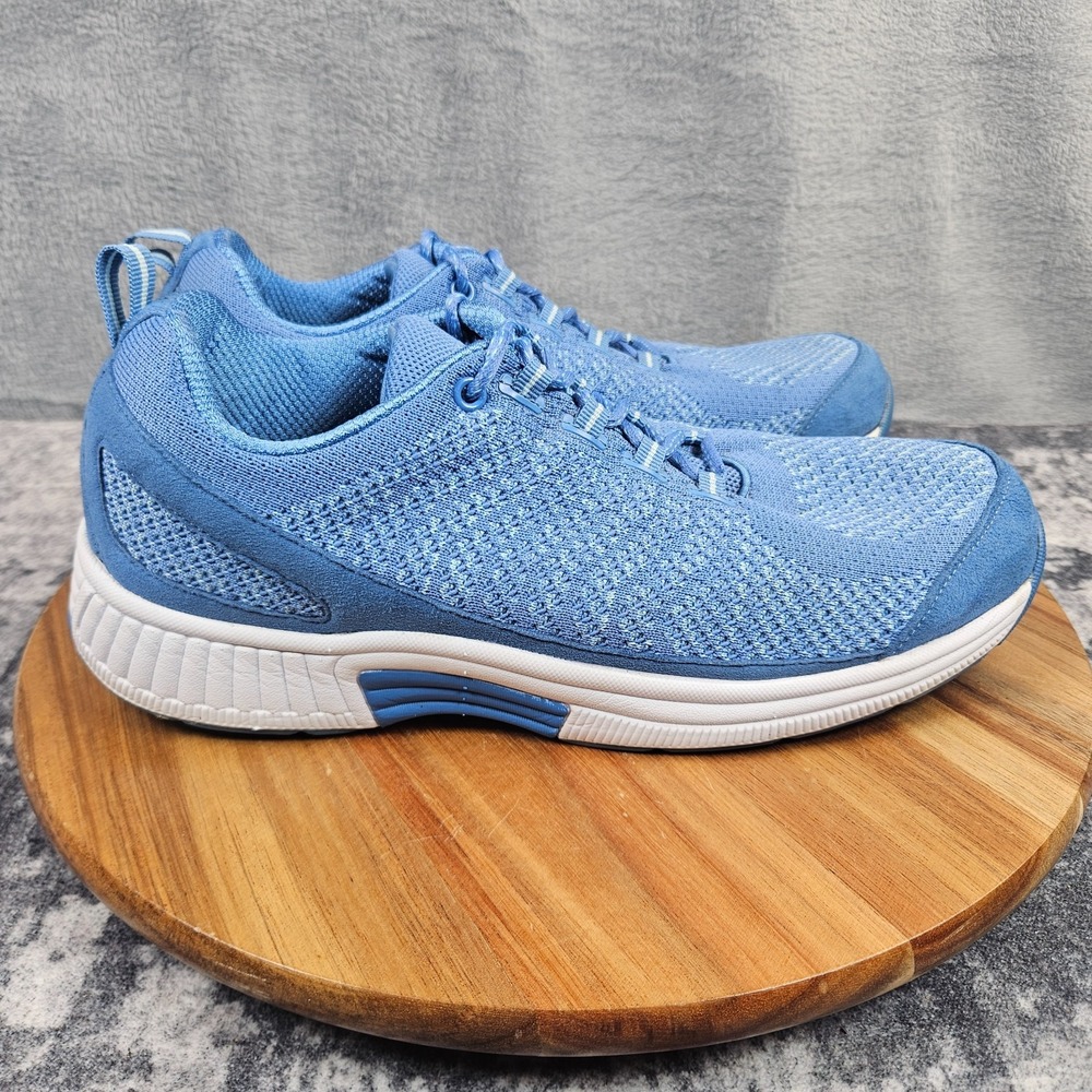 Orthofeet 984 Shoes Womens Size 9.5 Blue Mesh Lace Up Comfort Walking Sneakers